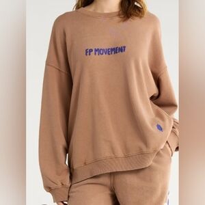 Free People Movement All Star Embroidered Pullover